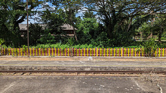 Clôture colorée / Colourful fence