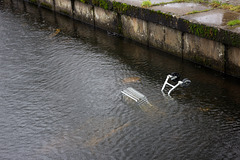 Supermarket Trolley in the Forth and Clyde Canal