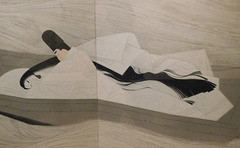 Detail of Boat Cast Adrift by Sata Yoshiro in the Metropolitan Museum of Art, March 2019