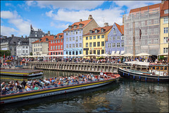 A tourist at Nyhavn, Copenhagen