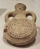 Ampulla with St. Menas in the Princeton University Art Museum, April 2017