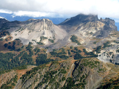 Aerial View of Mountains Near Squamish