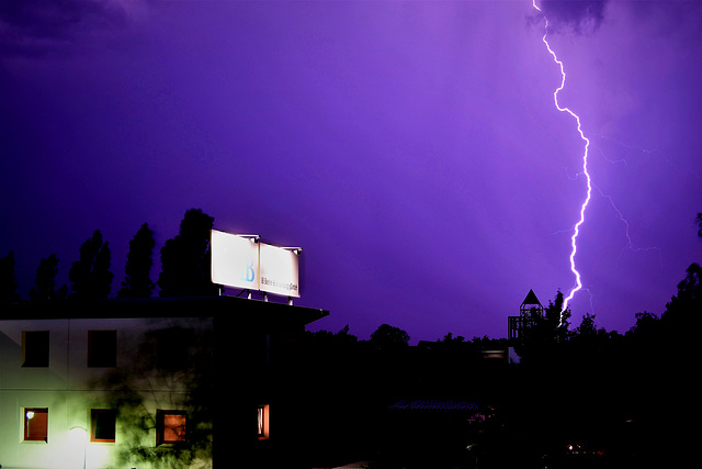 Thunder storm over Berlin