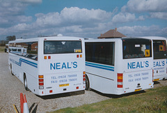5g Neal’s Travel P430 JDT, R718 TRV and G154 XJF at Isleham – 22 Feb 1998 (380-11)