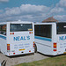 5g Neal’s Travel P430 JDT, R718 TRV and G154 XJF at Isleham – 22 Feb 1998 (380-11)