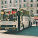 Eurobus (Eurolines Contractor) F812 RJF in Geneva - 24 Aug 1990