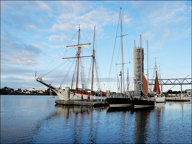 ce matin à la cité de la voile,,