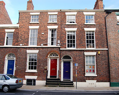 Early Nineteenth Century Terrace  Houses on Hope Street, Liverpool