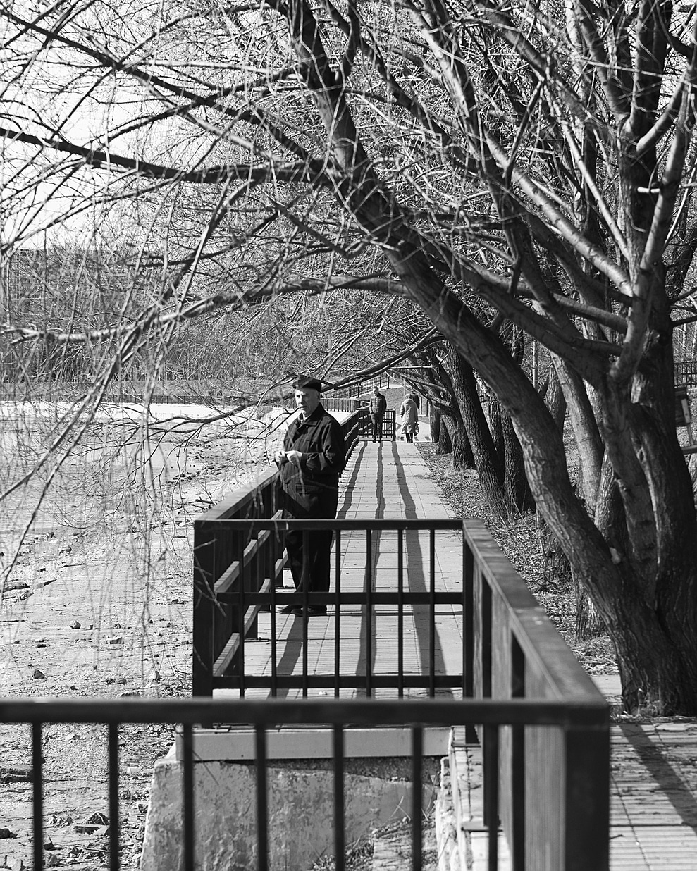 Walking by the river