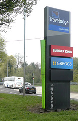 Donald’s Tours SV56 BWF on the A11 at Fiveways, Barton Mills - 26 Apr 2025 (P1200873)