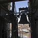 Turin from the top of the bell tower of the St. John Baptist Cathedral - From below the bell, overlooking the city