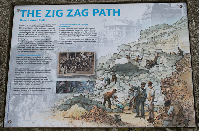 Folkestone Zig Zag path / unemployed (#0344)