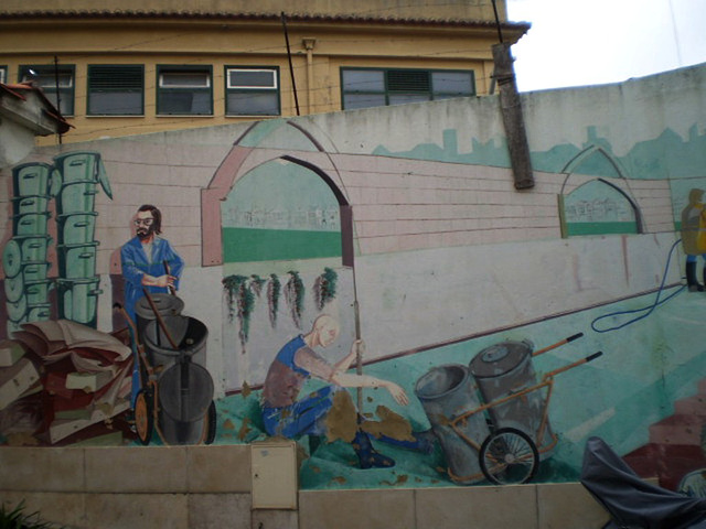 Mural of the Urban Cleaning Centre.