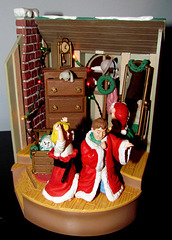 Animated, Lighted Christmas Music Box