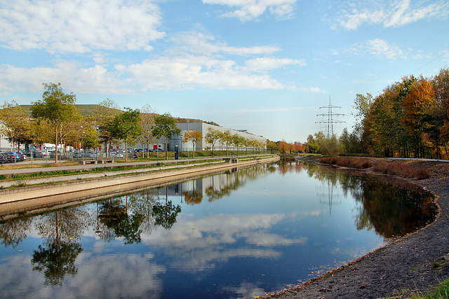 Teich an der Ewaldpromenade (Herten) / 15.10.2018