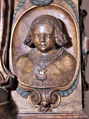 chelsea old church, london (16) henrite maria stanley on the c17 tomb of sir robert stanley +1632 and two children attrib to edward marshall
