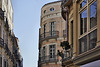 Curves – Calle Calderería at Calle Granada, Málaga, Andalucía, Spain