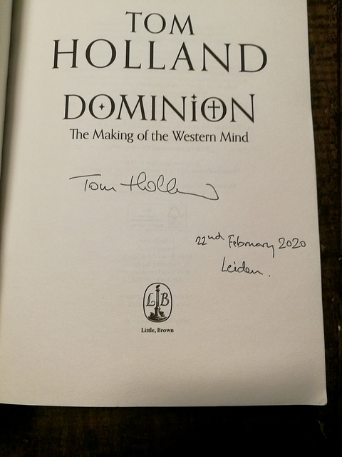 Signed book by Tom Holland