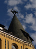 Riga, The Top of House with Black Cats