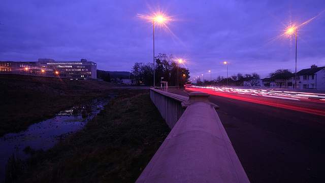 Council Offices at Twilight