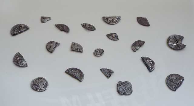Coins from the Driebes Hoard in the Archaeological Museum of Madrid, October 2022