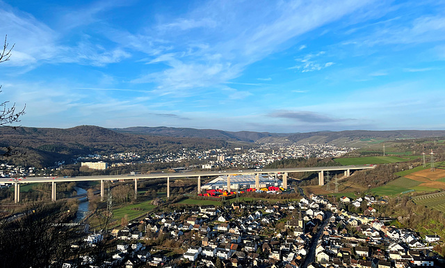 Ahrtalbrücke von Oben