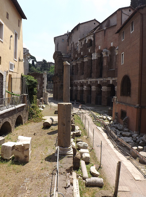 The Porticus Octaviae and the Theatre of Marcellus in Rome, June 2012