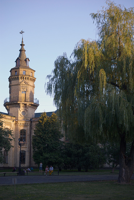 Der Turm auf dem Hauptgebäude NTUU-KPI