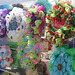 Fun Festival Fotos !  which one do you like?  A Vendor with handmade Wreaths ! Spring Festival ~~ 2018~~