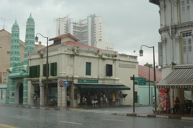Jamae Mosque In The Rain