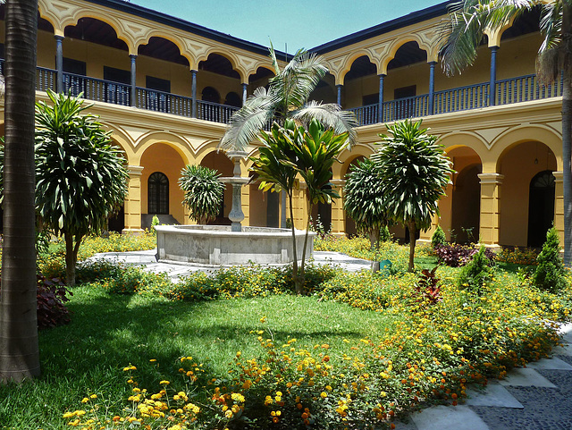 The  Convent of  Santo Domingo in downtown Lima.