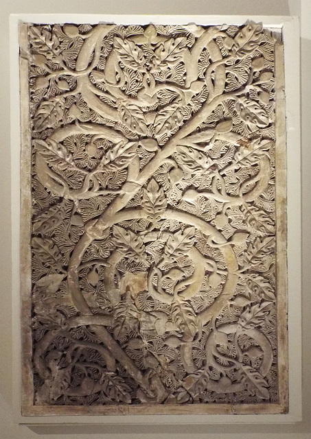 Decorative Fragment from Toledo in the Archaeological Museum of Madrid, October 2022