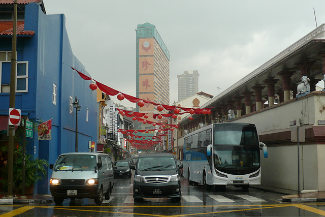 Chinatown In The Rain