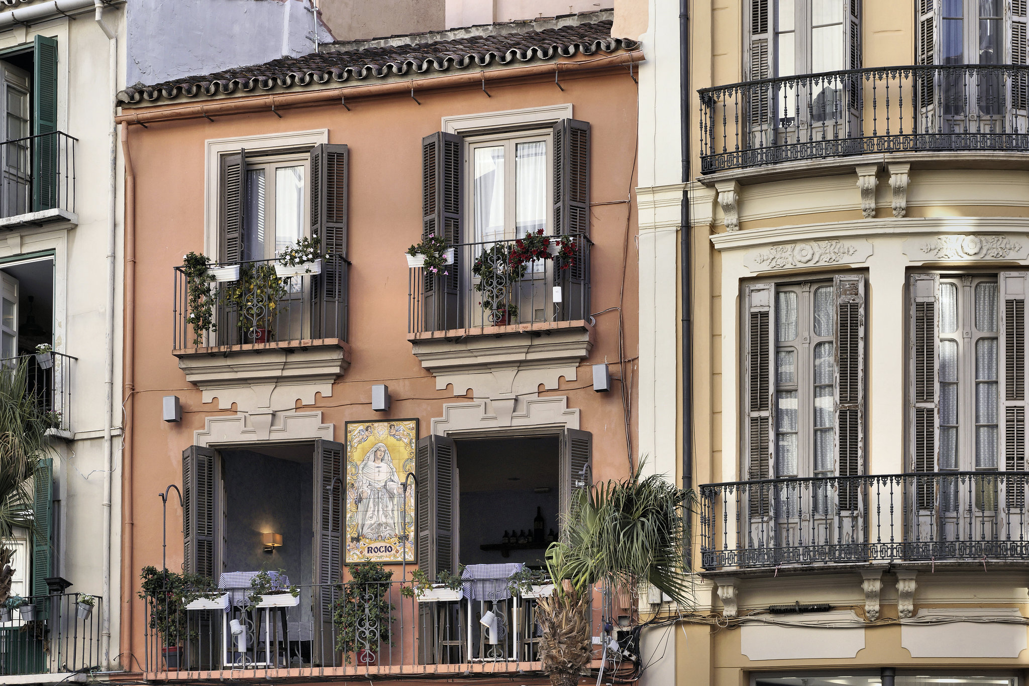 Rocio – Calle Calderería at Calle Granada, Málaga, Andalucía, Spain