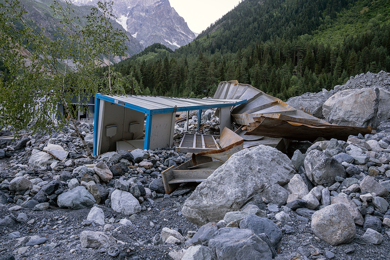 after debris flow