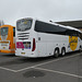 Coopers Tours R777 JCS and Johnson Brothers YM19 JJU at Peterborough Service Area - 14 Dec 2019 (P1060351)