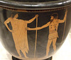 Detail of a Terracotta Bell-Krater Attributed to the Achilles Painter in the Metropolitan Museum of Art, October 2011