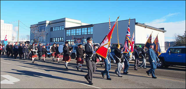 Remembrance Day Ceremonies in Quesnel, BC