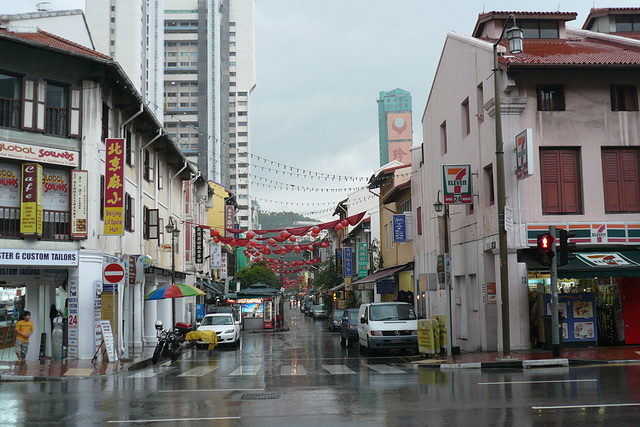 Singapore In The Rain