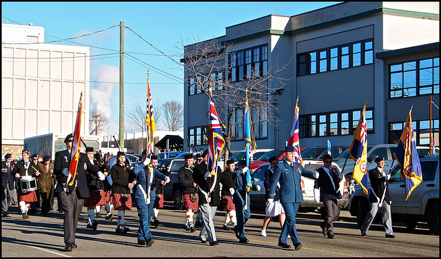 Remembrance Day Ceremonies in Quesnel, BC