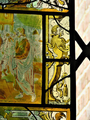 chelsea old church, london (8) c16 swiss glass detail of a tern
