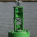 Green buoy at Norfolk, VA