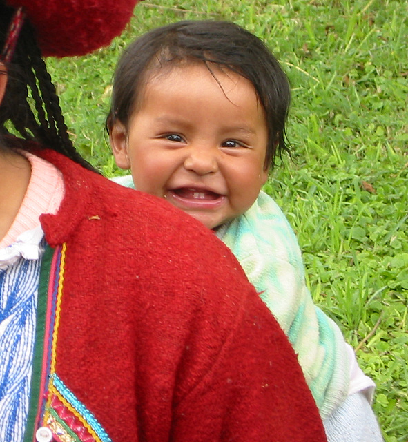 Smile of a Chinchero little boy.