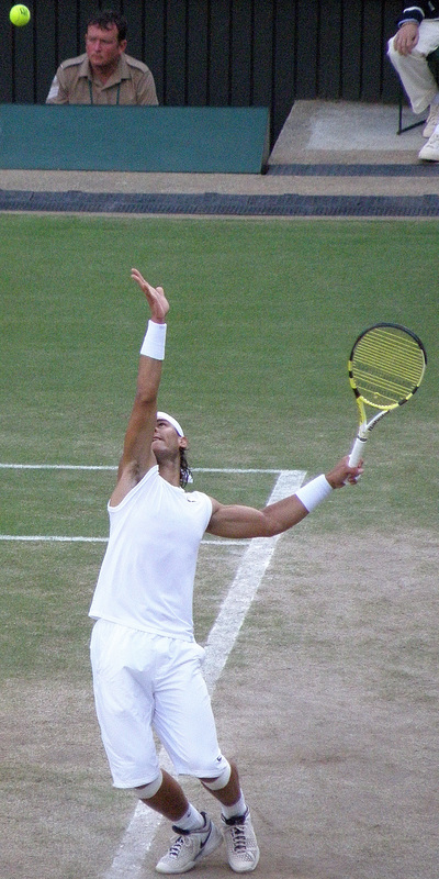 Rafael Nadal Serves