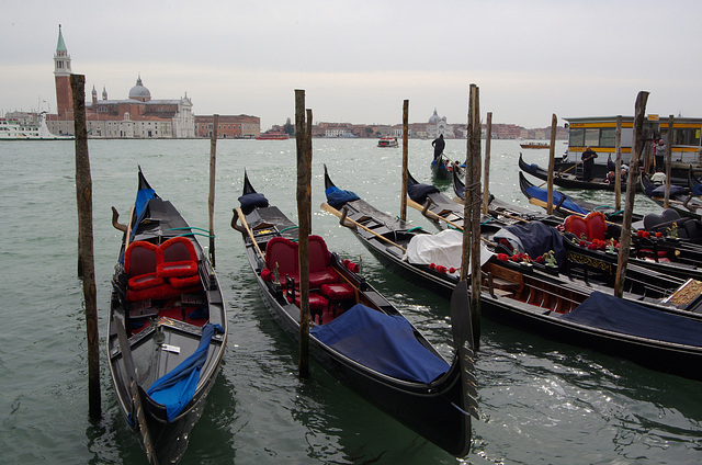 Gondolas at San Zaccaria