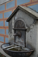 Feldkirch, Bubbler on the Vicarage (Pfarrhof)