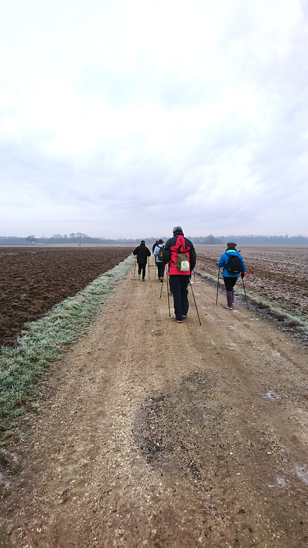 Marche nordique à Saint Méry 15/01/2017