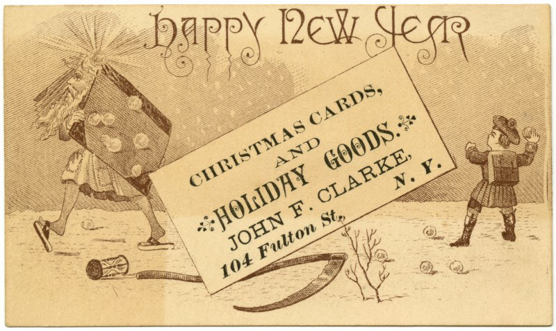 Happy New Year, John F. Clarke, New York, N.Y.