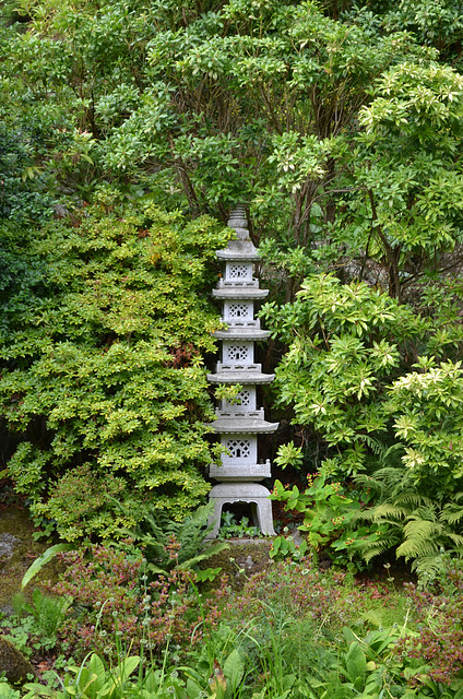 Powerscourt Gardens, Tower in Japanese Garden