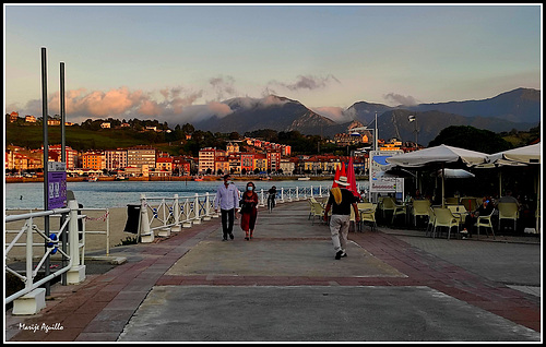 Ribadesella al atardecer